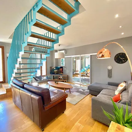 Riviera - Duplex Du Vieux Port - 4 Pieces A C - Old Port Cote D'azur شقة