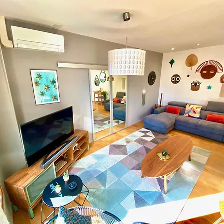 Riviera - Duplex Du Vieux Port - 4 Pieces A C - Old Port Cote D'azur شقة